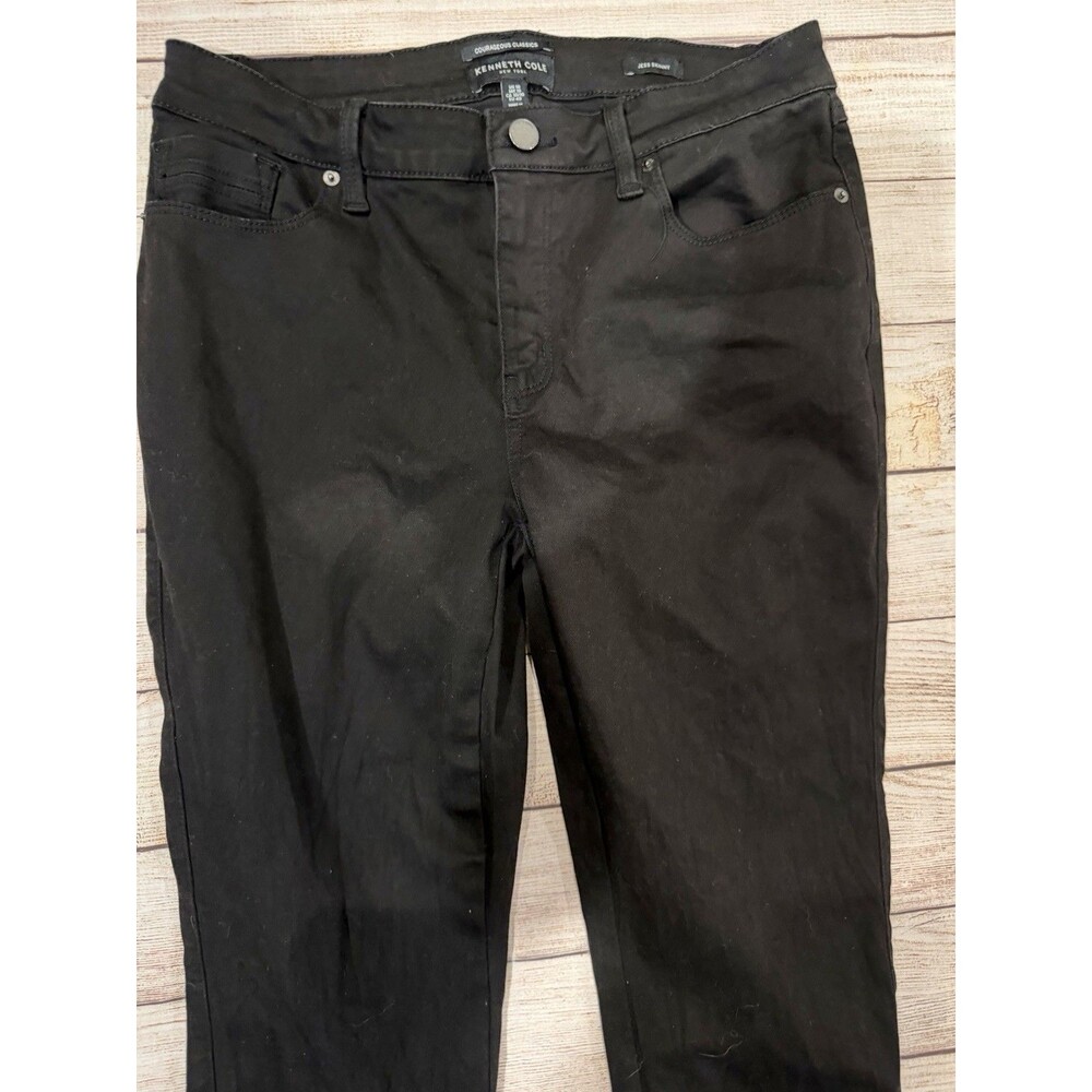Kenneth Cole New York "Jess Skinny" black jeans women's size US 10 - Picture 2 of 7